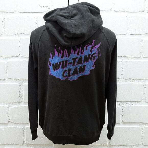 Torrid 1 (1X 14/16) WU TANG Flame Logo Cozy Pullover Fleece Hoodie Sweatshirt - Picture 3 of 3